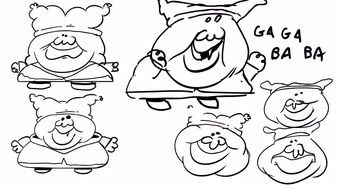 chowder shit - scrapped chowder animation art (2/4)