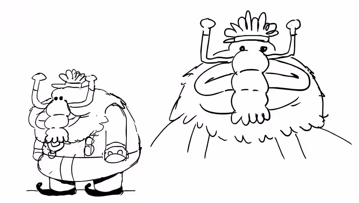 chowder shit - scrapped chowder animation art (3/4)